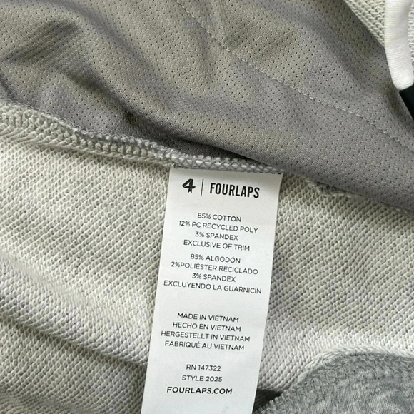 FourLaps Women's Rush 5” Short Grey Heather Size XXL Workout Casual - Picture 9 of 9